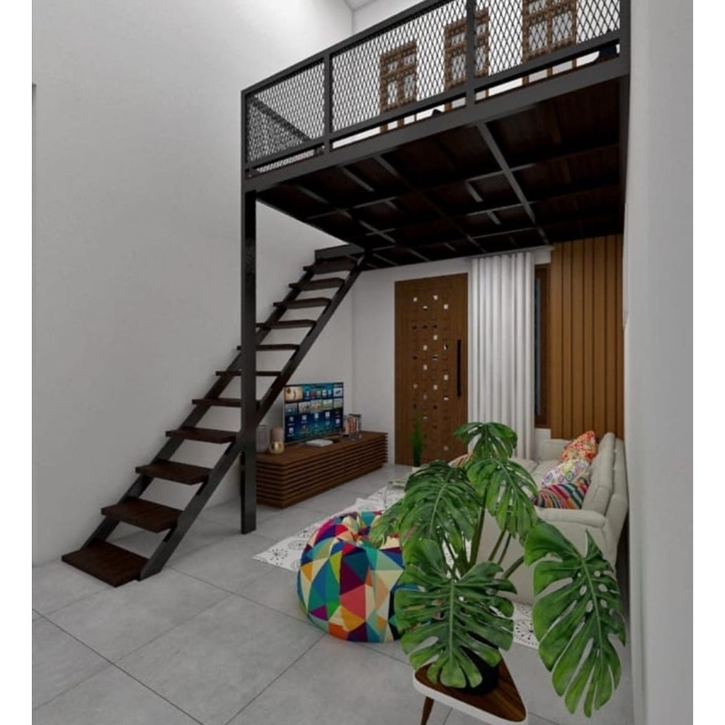 mezzanine indoor bed