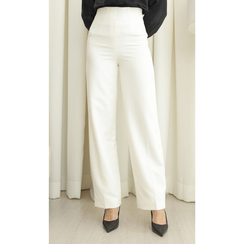 POSHTURE - Rowan Pants in White