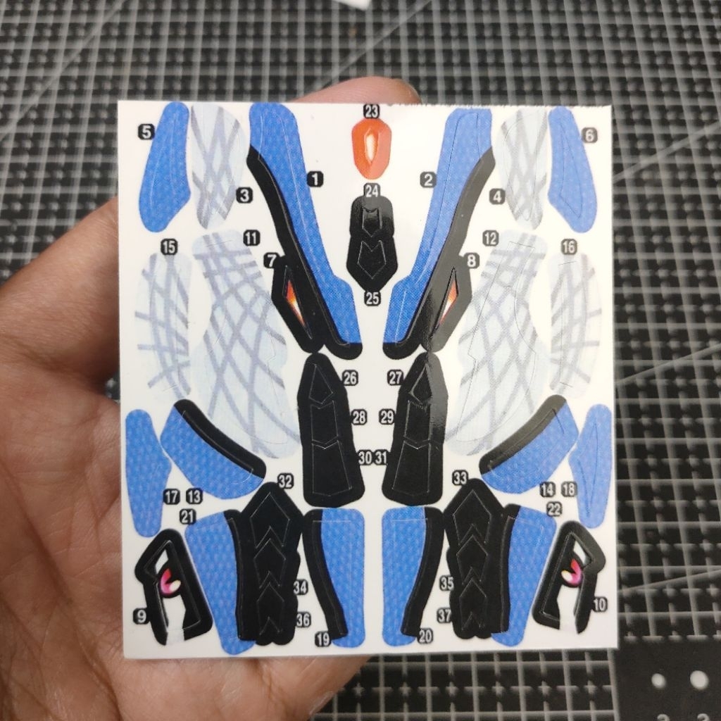 cutting sticker for crossfight bdaman rev dravise