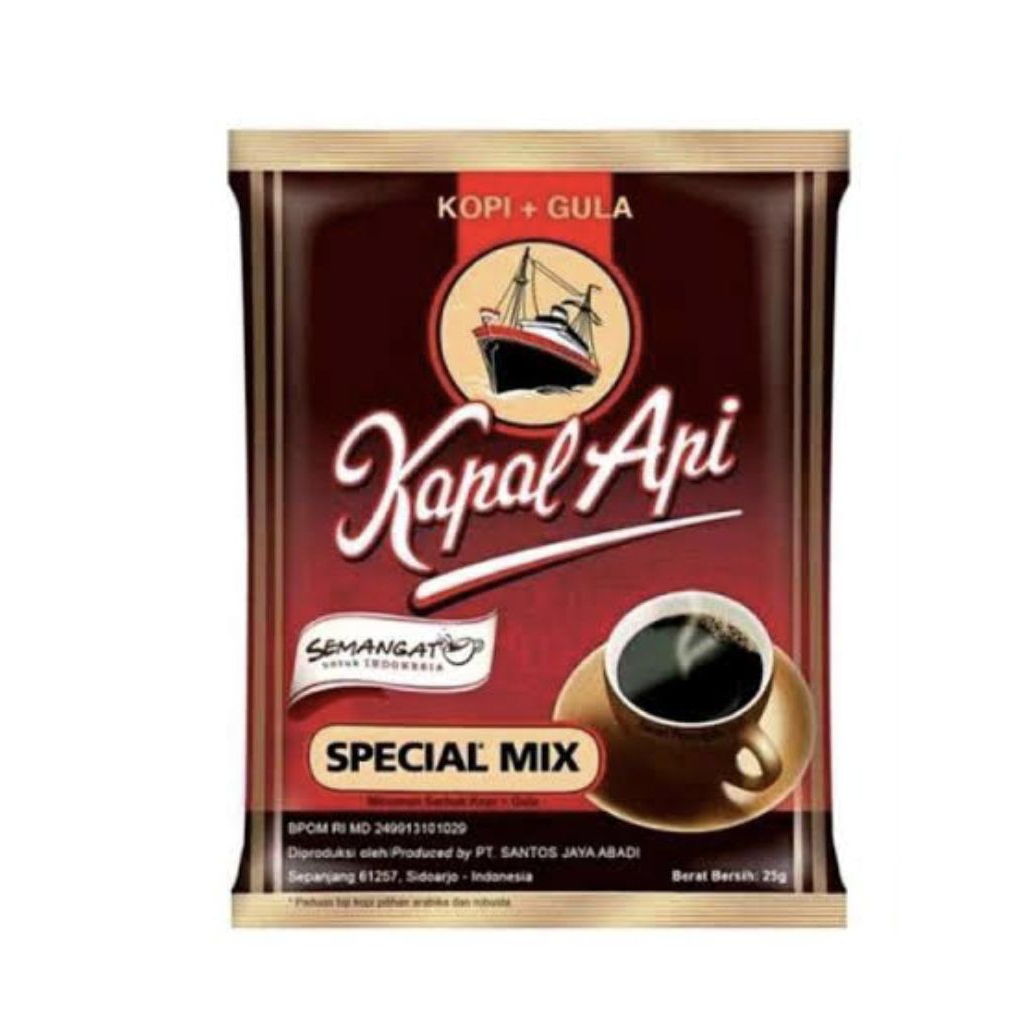 

Kapal Api Special Mix 23g 1 dus 12 renceng 120 sachet