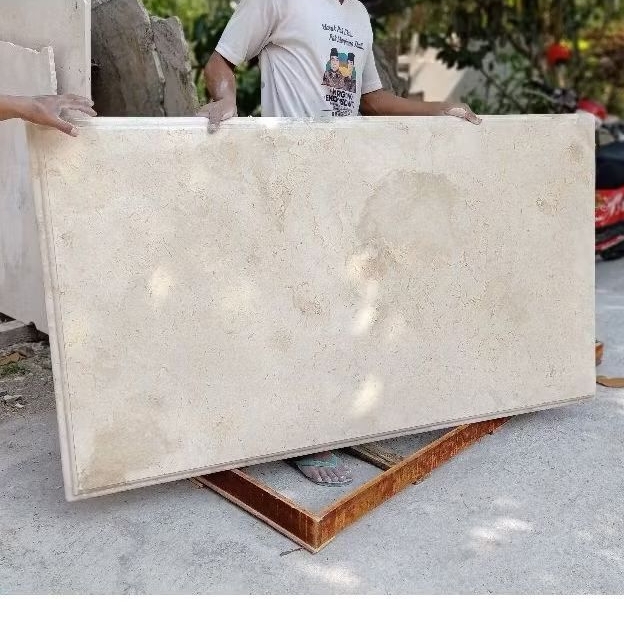 Top Table Daun Meja Batu Marmer 180 x 90cm