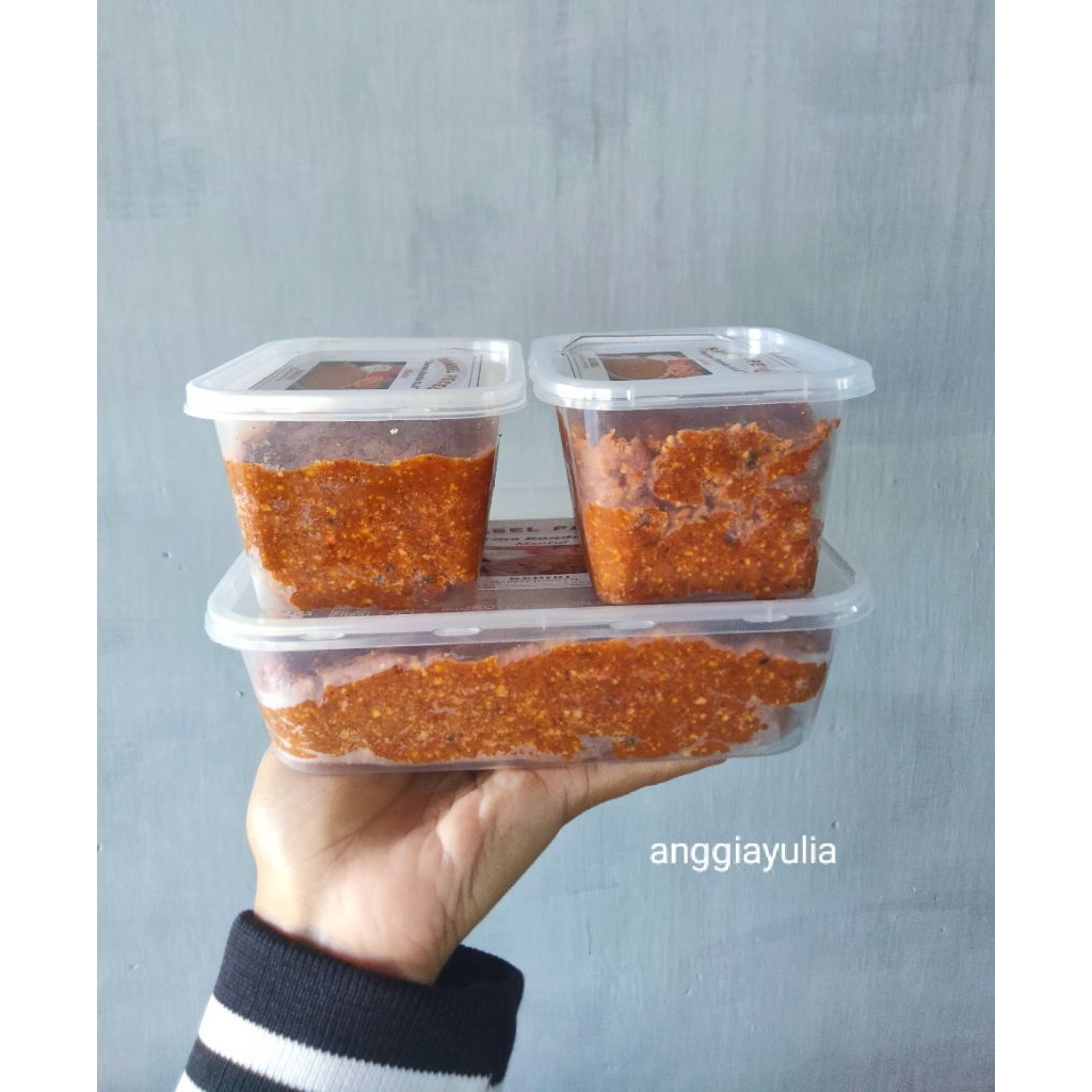 

Sambel pecel khas kediri murni dan awet kemasan box 250,500ml
