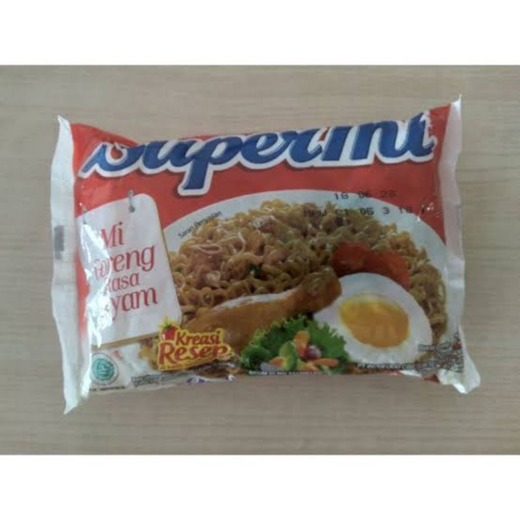 

SUPERMI MIE GORENG RASA AYAM ISI 5 PCS
