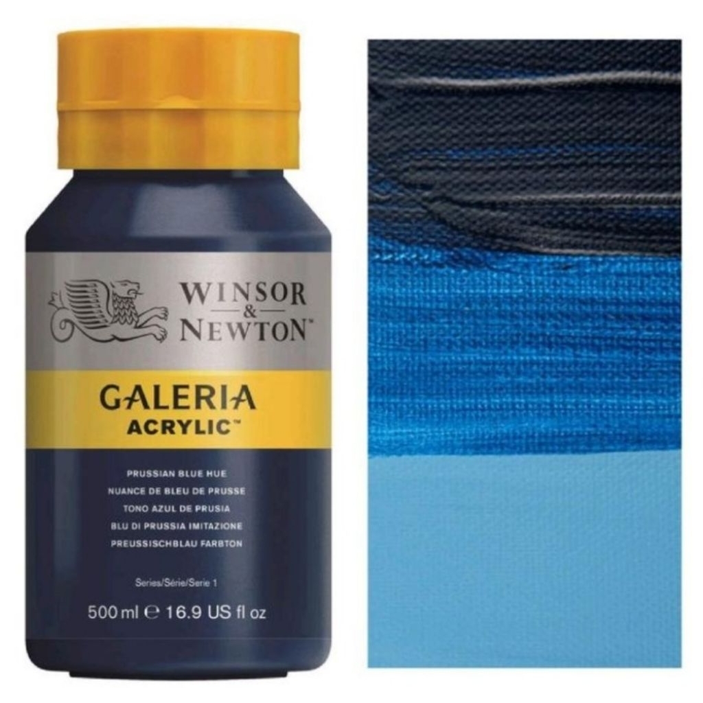

GALERIA ACRYLIC PAINT 500 ML PRUSSIAN BLUE HUE WINSOR & NEWTON