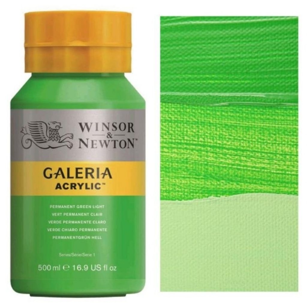

GALERIA ACRYLIC PAINT 500 ML PERMANENT GREEN LIGHT WINSOR & NEWTON