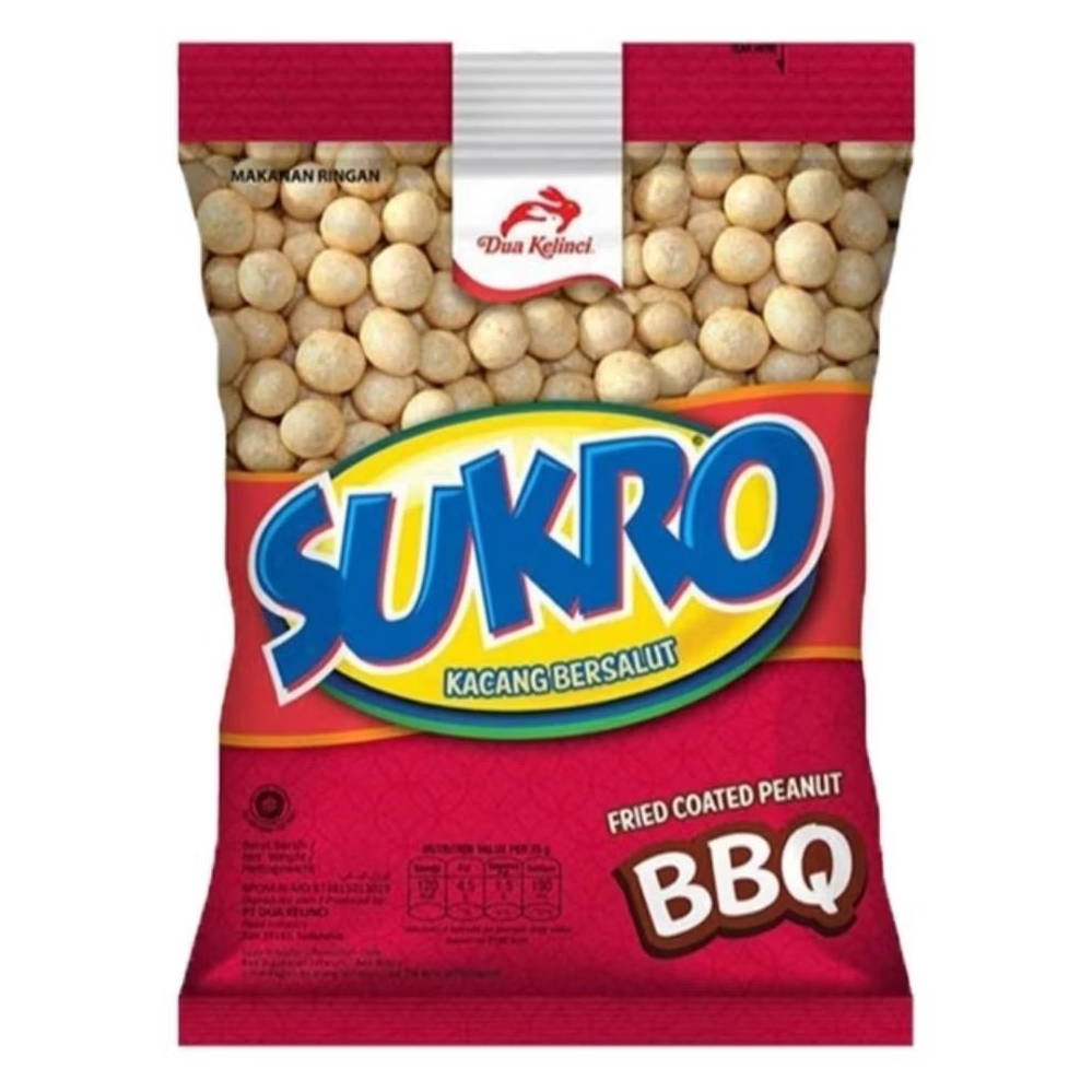 

Dua Kelinci Sukro Kacang Atom Barbekiu 95 g