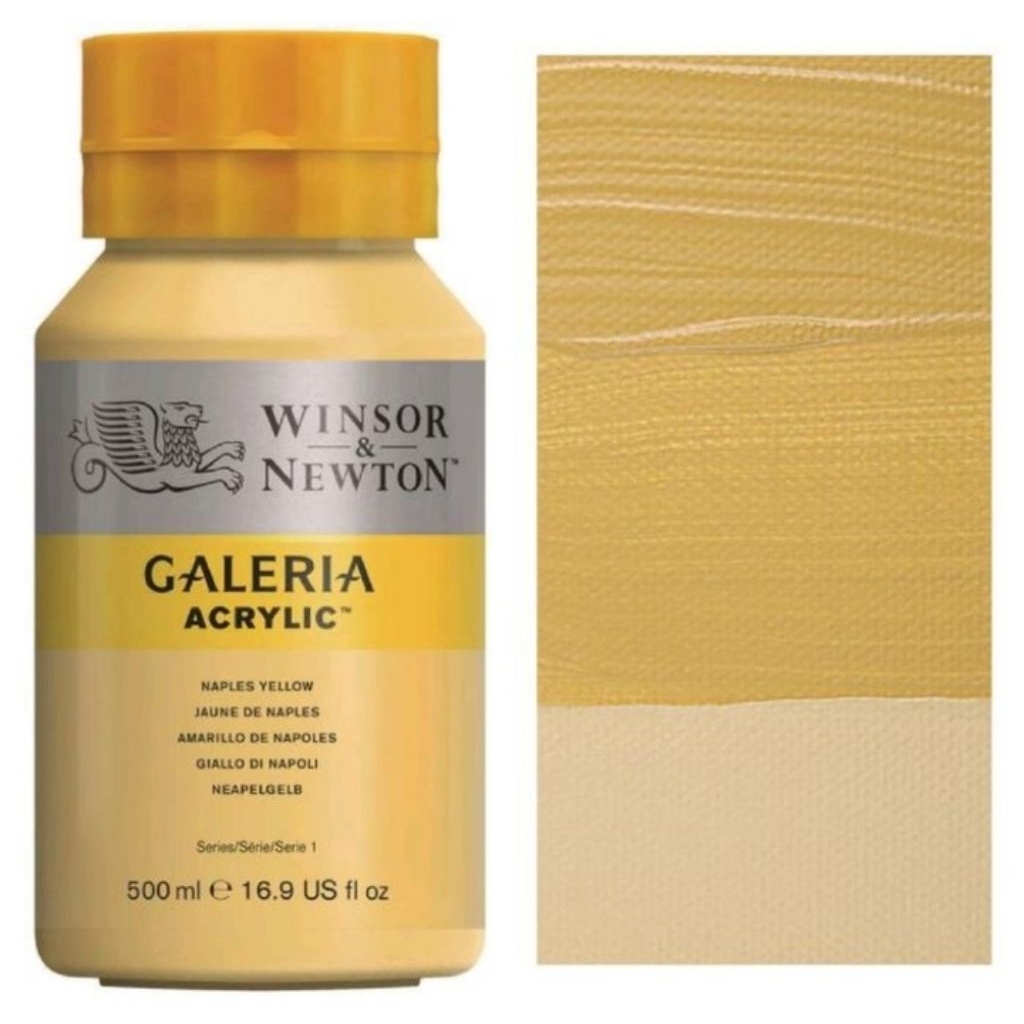 

GALERIA ACRYLIC PAINT 500 ML NAPLES YELLOW WINSOR & NEWTON