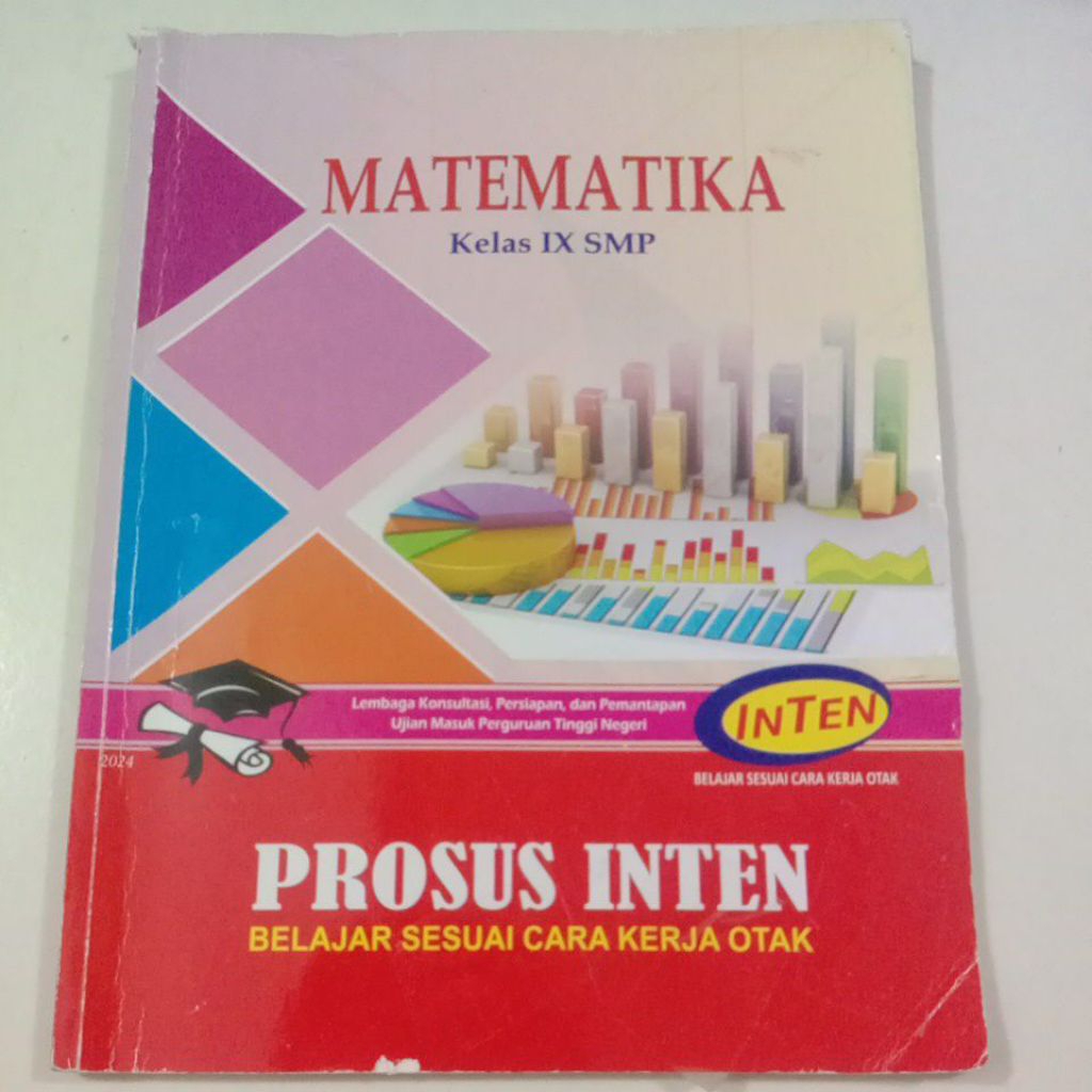 Buku Pembelajaran Matematika SMP Kelas 9/IX ( Original ) #Prosus Inten 2024
