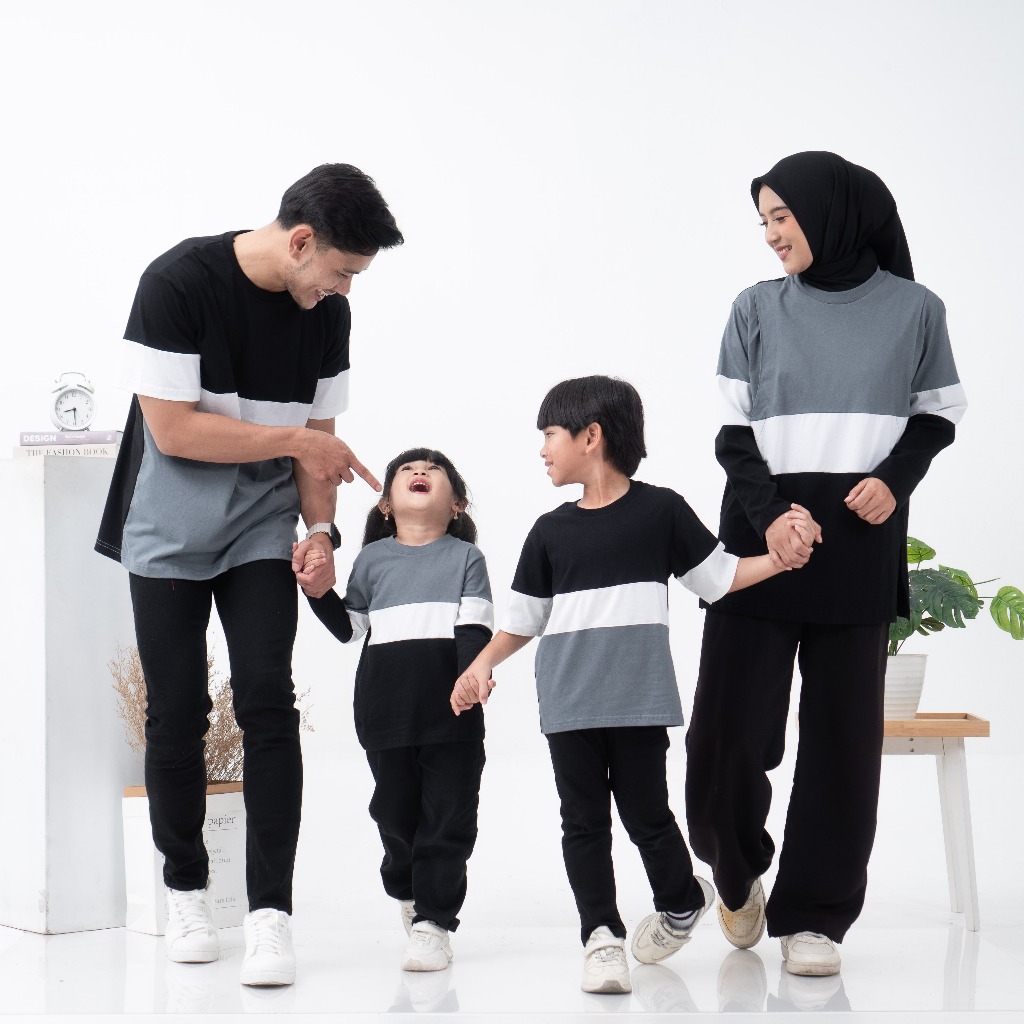 Kiddee Piko Family Set - Baju Couple Keluarga - Kaos Busui Friendly