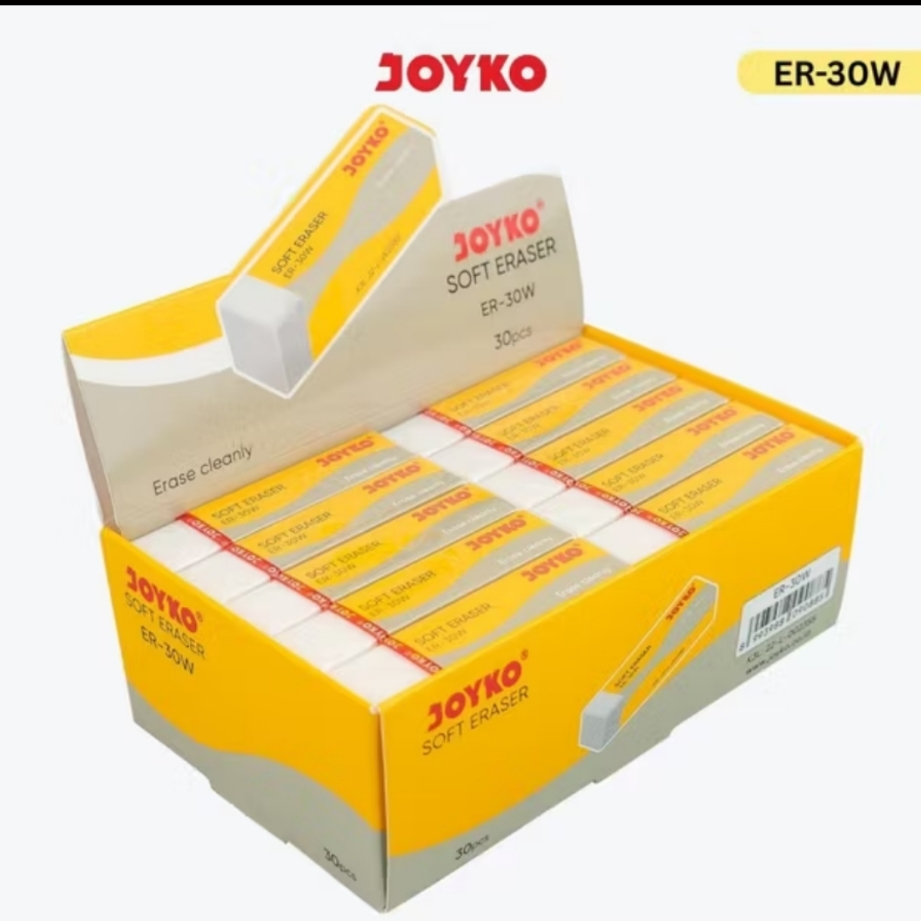 

Joyko Penghapus Eraser 1 Box isi 30 Pcs ER-30W