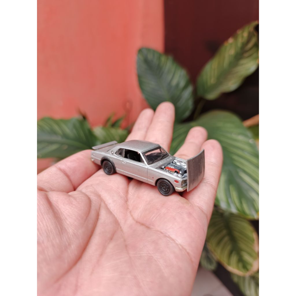 Diecast Targa 2007 Taccar Nissan Skyline GT-R (C10) 1/64 Loose Open Hood