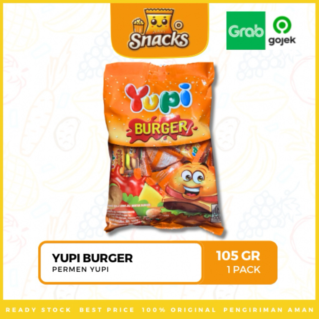 

Lav.Snacks︱Yupi Burger Permen 105GR - 1 PACK
