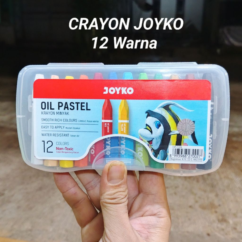 

1 Set Crayon Joyko 12 Warna ( OP- 12CHC )