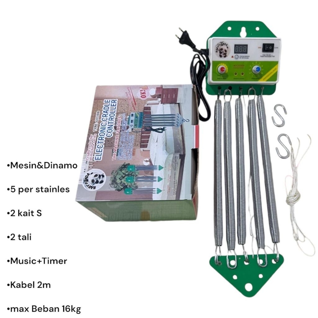 Ayunan Listrik, ayunan elektrik, ayunan otomatis
