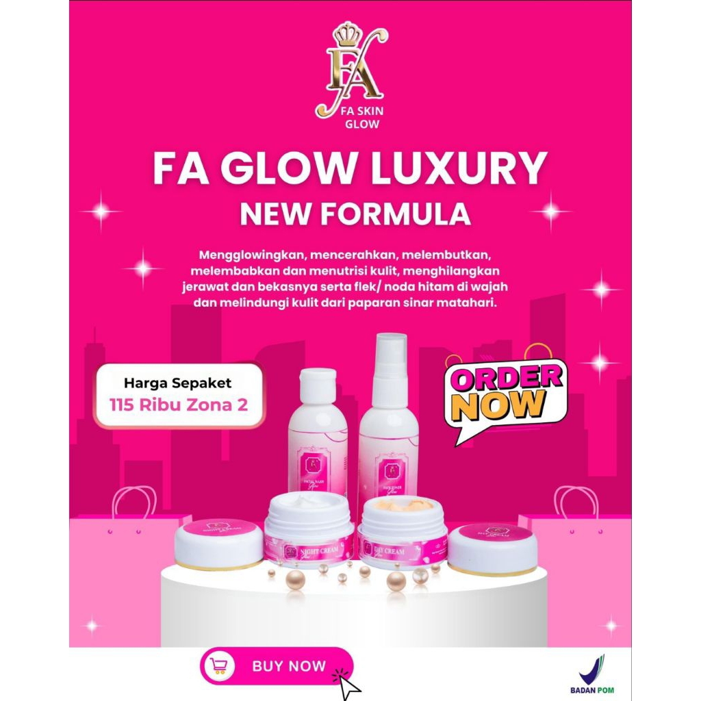 FA GLOW LUXURY BPOM