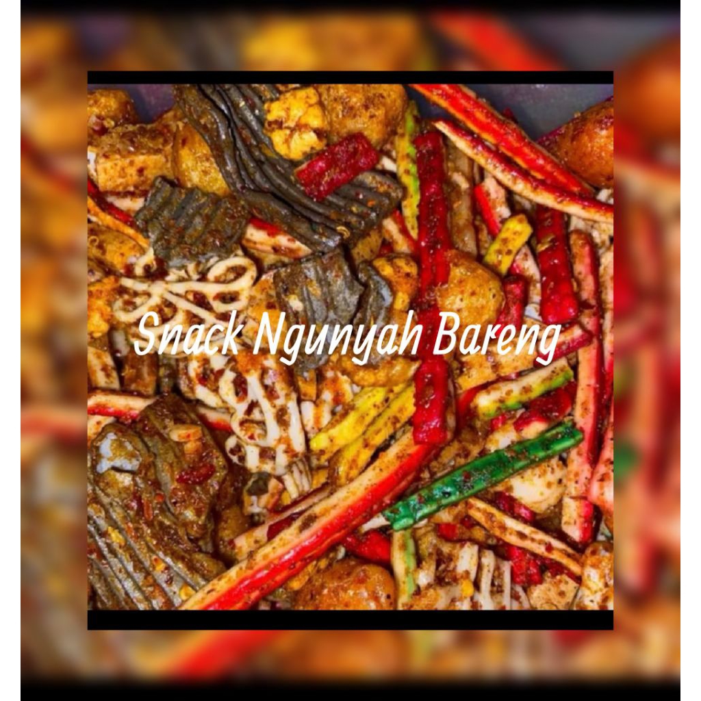 

SEBLAK MIX CAMPUR BASRENG JAAT, KERUPUK JENGKOL,PEDO,DLL LAGI PROMO 1 KG PEDAS DAUN JERUK
