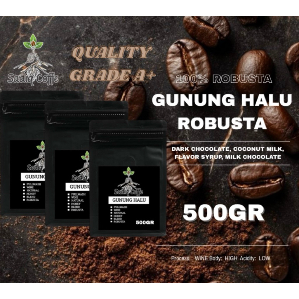 

BIJI KOPI 100% FULL ARABICA Commercial Espresso Based By Sadiqcoffe Coffee Roastery