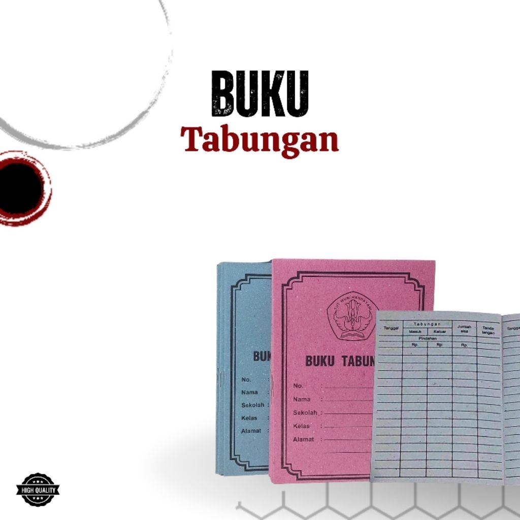 

Buku tabungan sekolah - buku tabungan ecer 1 pcs