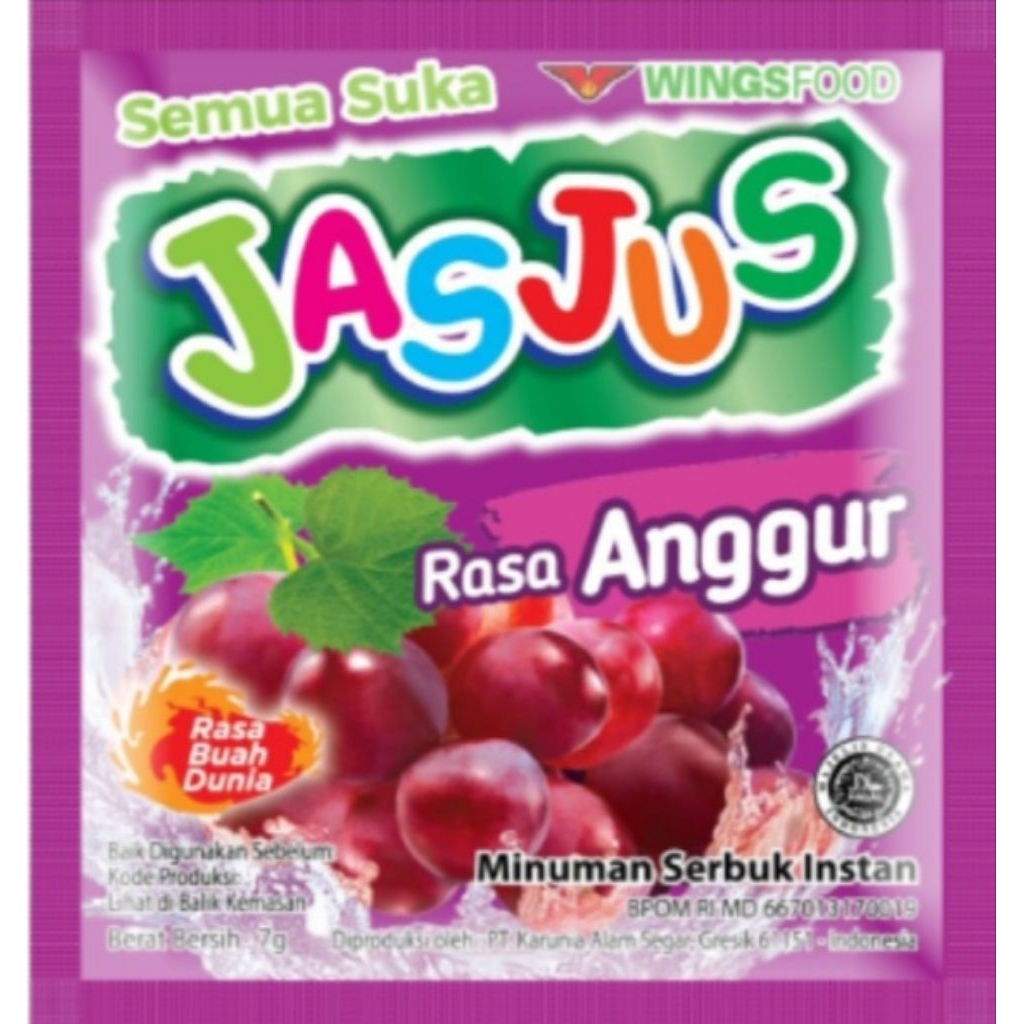 

JASJUS rasa Anggur 1 Karton