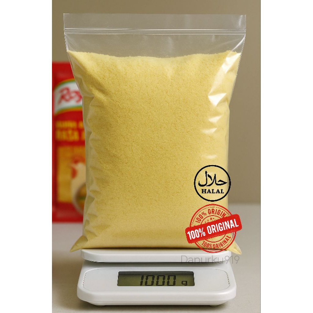 

Kaldu Ayam Gurih & Lezat - Kemasan 1000gr Penyedap Rasa Serbaguna | HALAL & 100 % Original