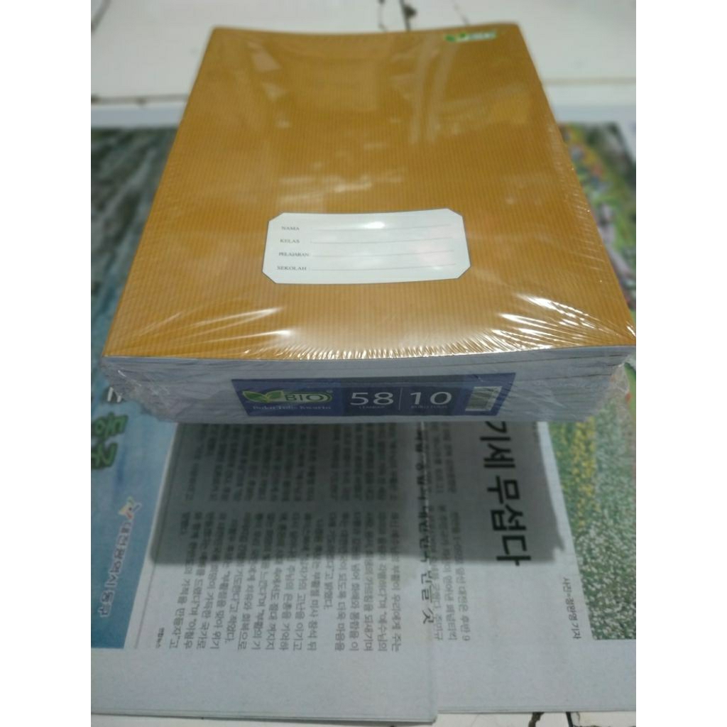 

BUKU TULIS BIO 58 LEMBAR 1 PAK ISI 10 PCS