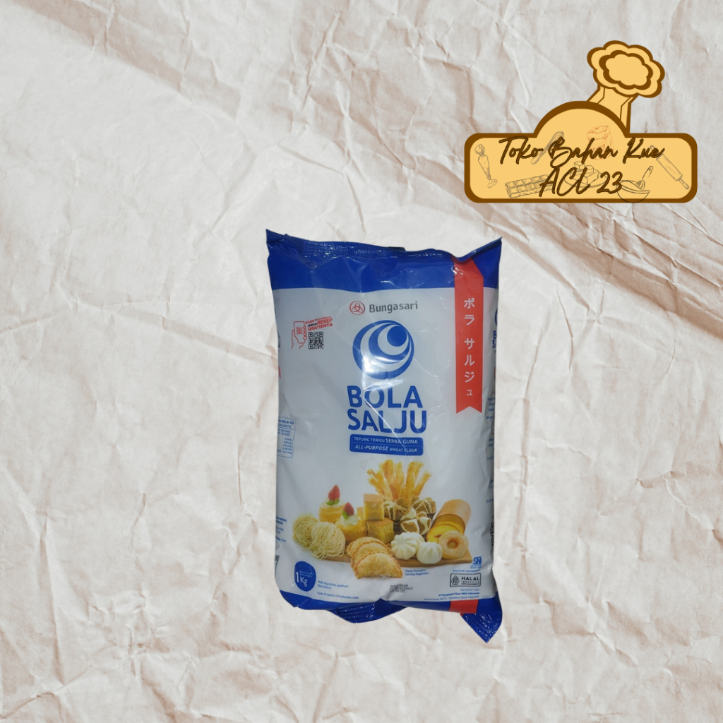 

Tepung Roti/Tepung Terigu Serbaguna Bola Salju 1 Kg