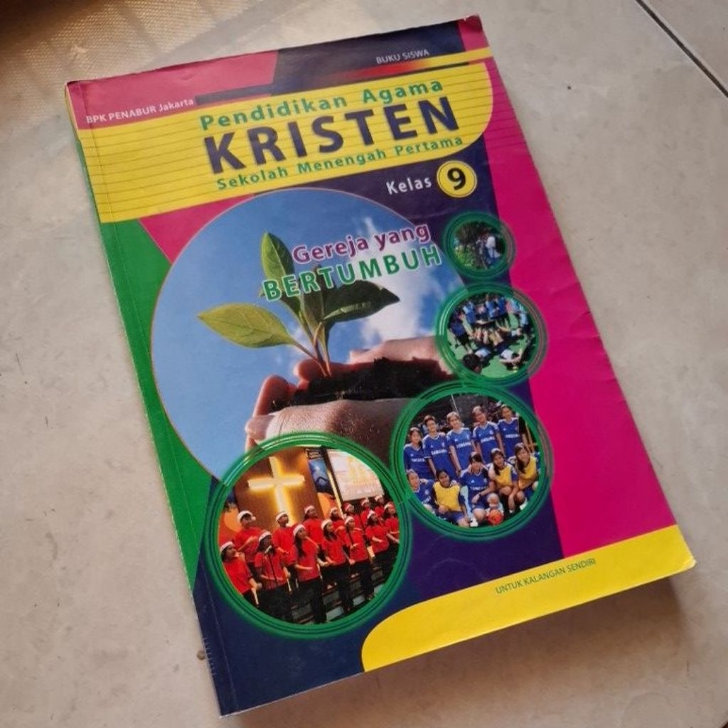 Buku Agama Kristen SMP 9 BPK Penabur Jakarta