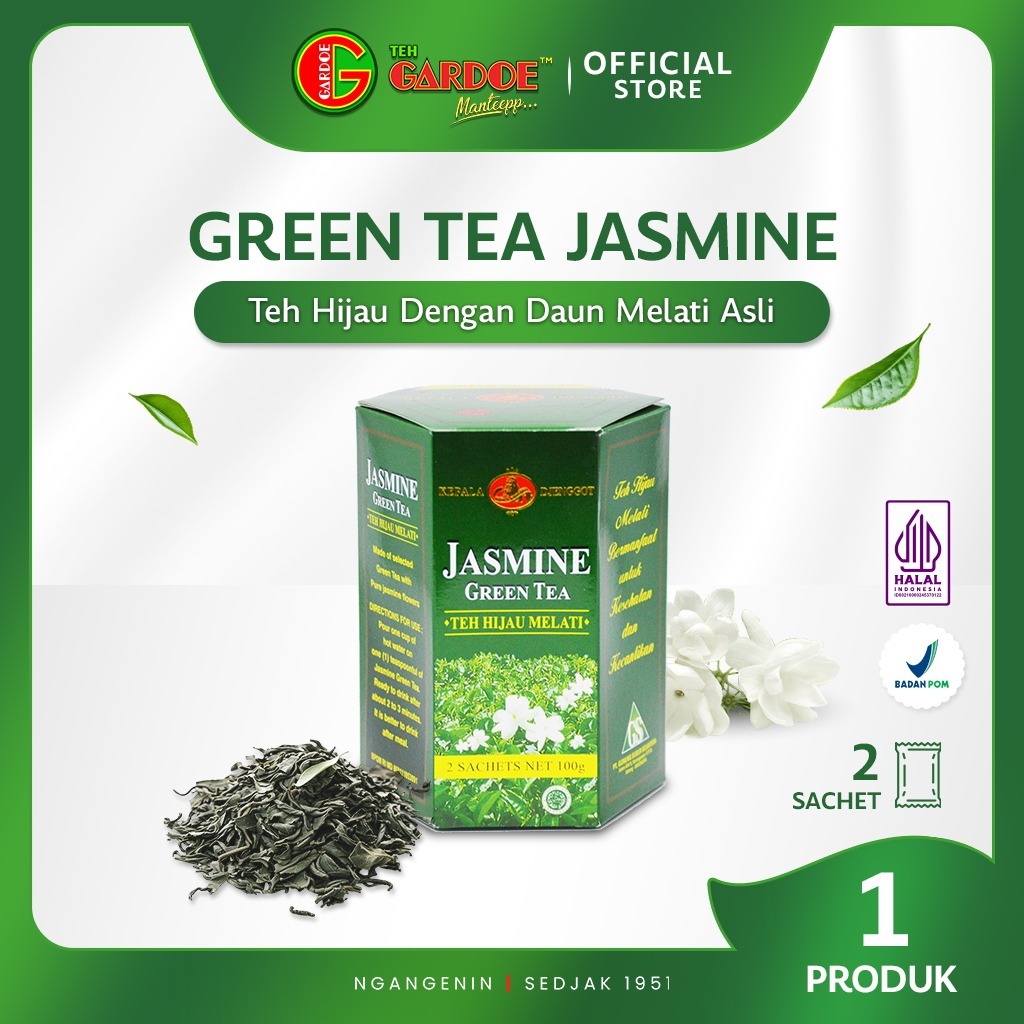 

Kepala Djenggot Jasmine Melati Green Tea 100 gr