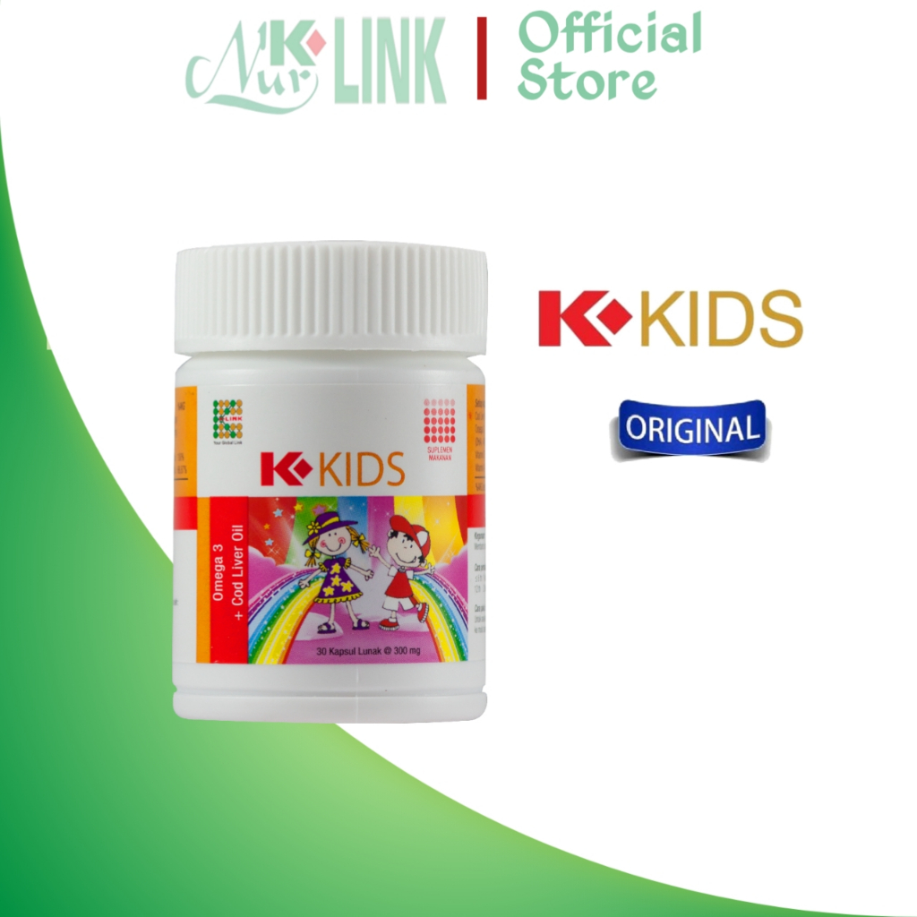 KKIDS OMEGA 3 MINYAK IKAN SUPLEMEN KESEHATAN ANAK ALSI