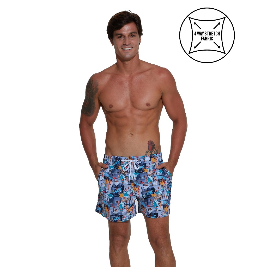 69Slam Boardshort / Celana Pendek Pria Summer Yacht SSBSYH-PM