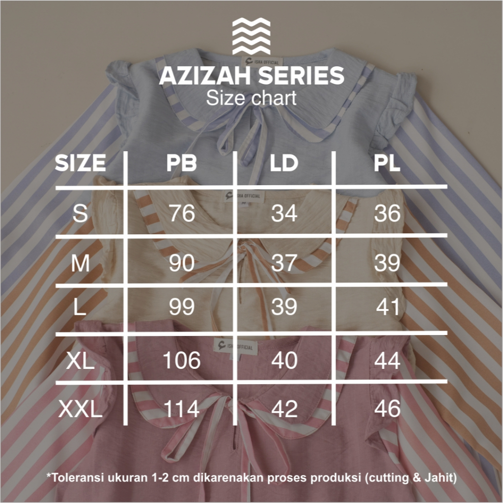 LIMITED Madina Azizah - Gamis anak perempuan 2-12 Tahun Lengan panjang motif Garis-Garis Korean