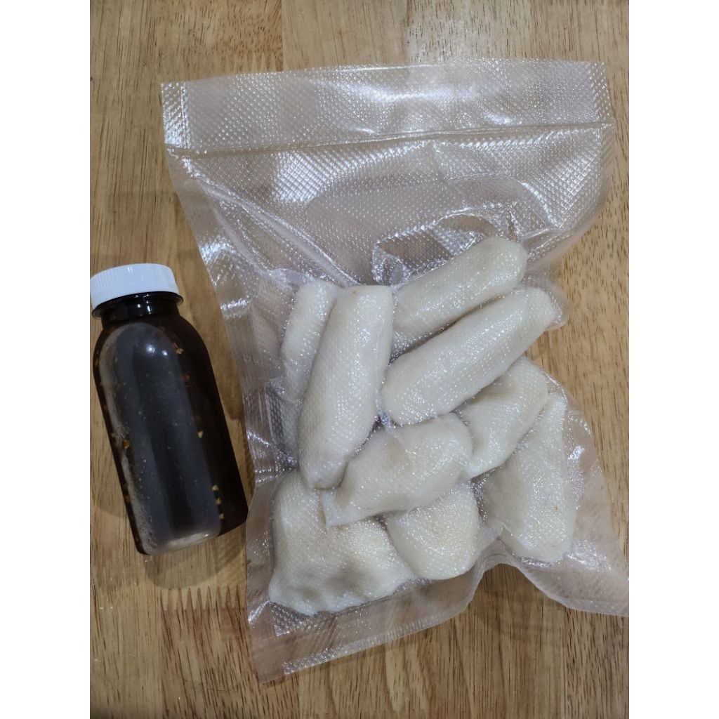 

pempek lenjer dan telur