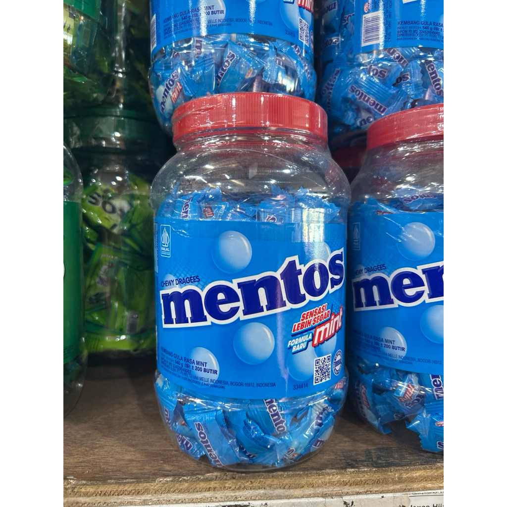 Mentos toples 540gram mint (200)