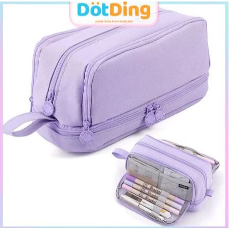 

[DOTDING] ‌Kotak Pensil Angoo 4 Lapis Multifungsi - Kapasitas Besar 40+ Alat Tulis dengan Desain Minimalis Tahan Air‌ H447