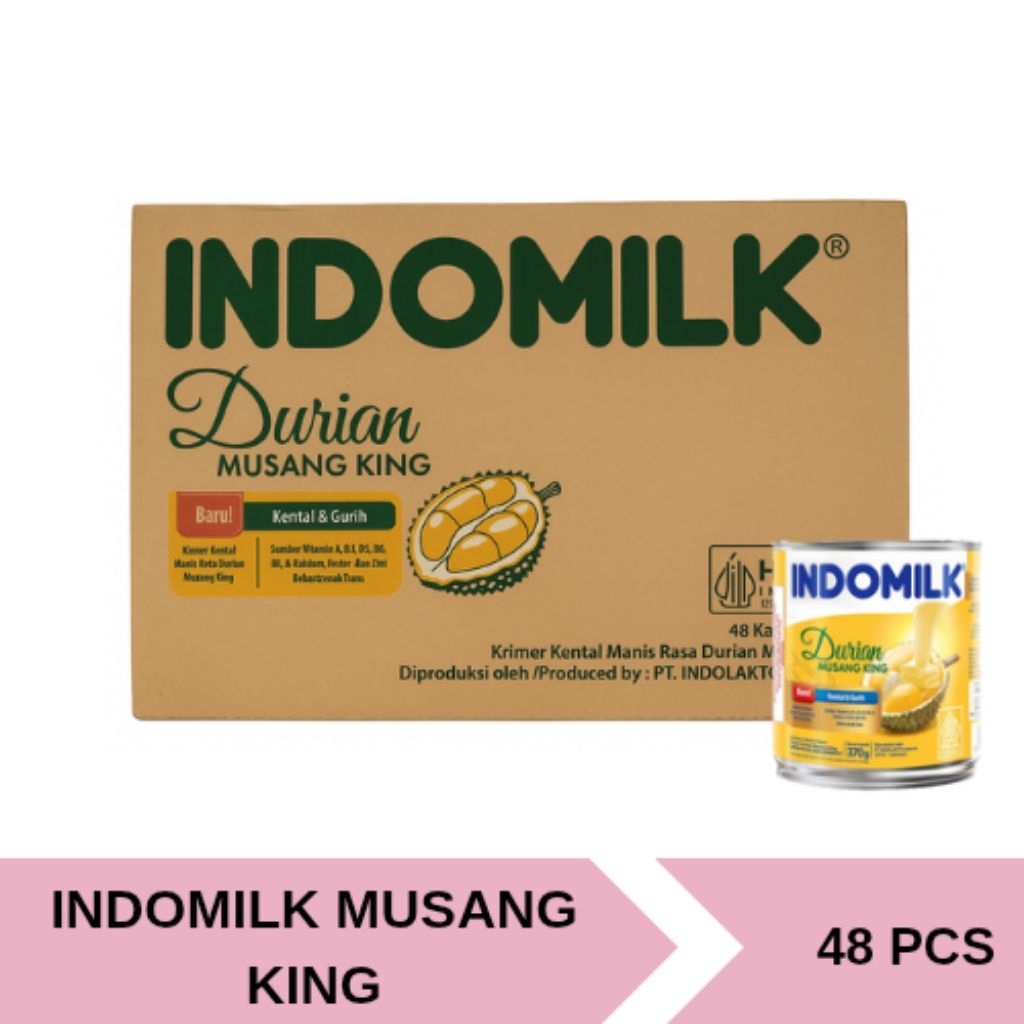 

INDOMILK KENTAL MANIS MUSANG KING 370 GR (1 dus isi 48 pcs)