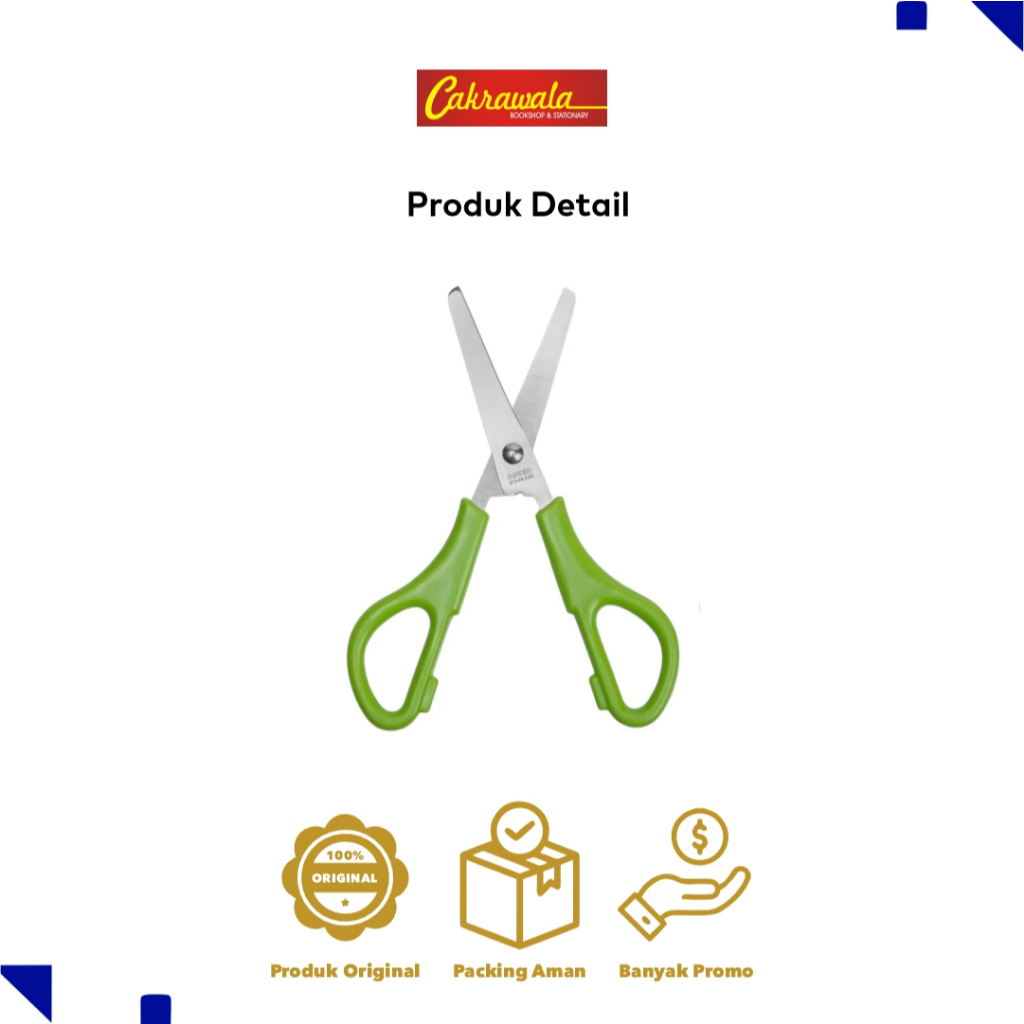 

JOYKO Gunting Kertas SS-5 Stainless Tajam dan Awet | Gunting Serbaguna untuk Kantor & Sekolah