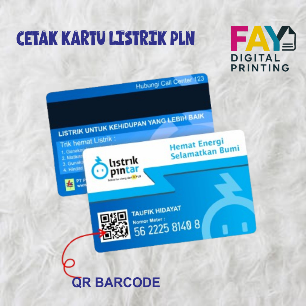 

Cetak Kartu Pln Listrik Prabayar Dan Pascabayar // Kartu Listrik Pvc / Id Card Satuan