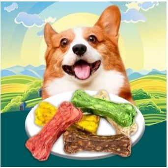 MUNCHY BONE - Makanan Anjing Camilan Anjing Mainan Anjing Tulang Tulangan Gigitan Anjing Dog Toy Mun