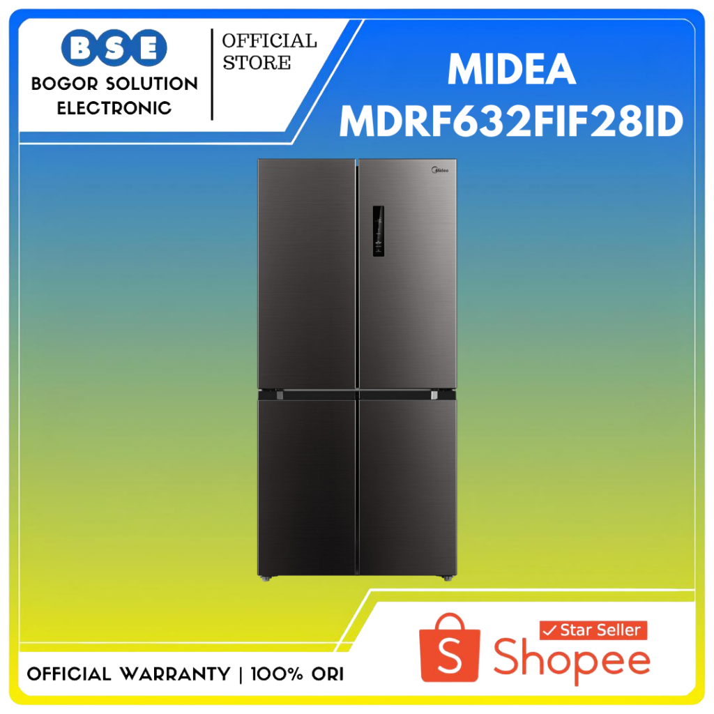 Kulkas Inverter Midea MDRF632FIF28ID Multi Door Kulkas 4 Pintu MDRF 632FIF 28ID