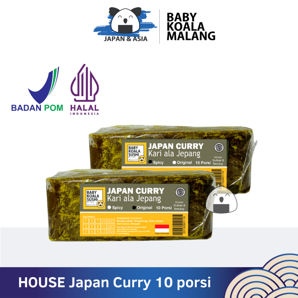 

HOUSE Japan Curry Kare Jepang 10 Porsi Halal │ Bumbu Kuah Kari Nasi Ramen Udon -BKM