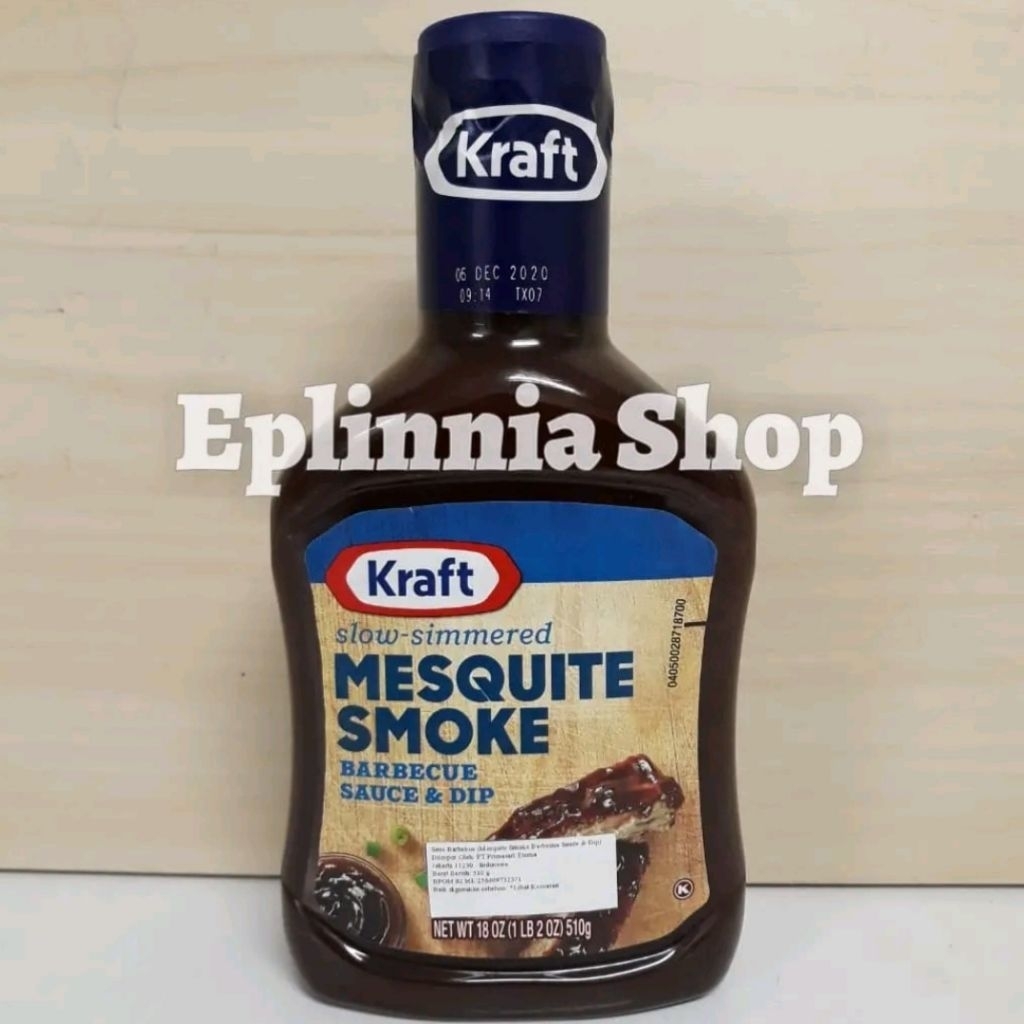 

Kraf Mesquite Smoked Barbecue Sauce 510 gr - Saus Bbq