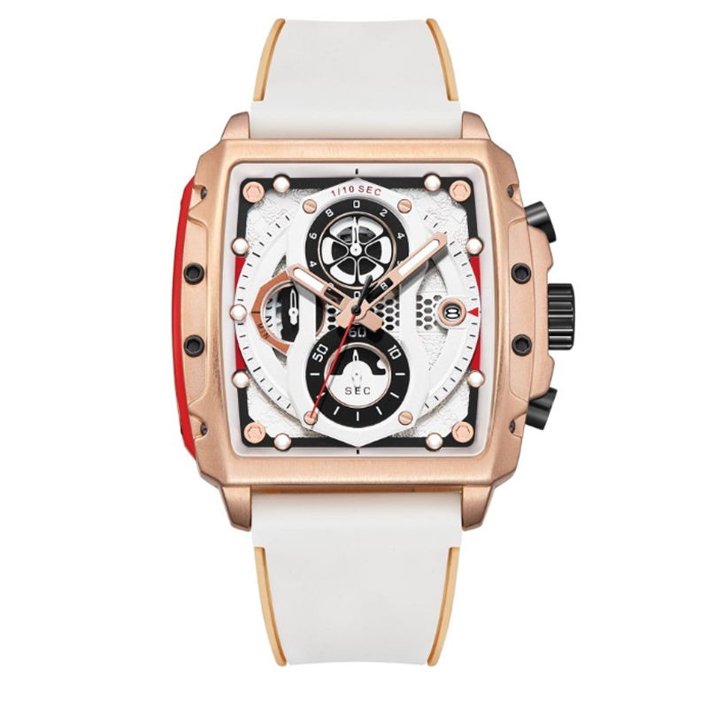 T5 H3920G Rosegold White MCRRGSL Jam Tangan Pria Original