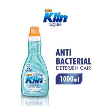 Soklin Deterjen Cair Anti Bakteri Botol 1000 ml