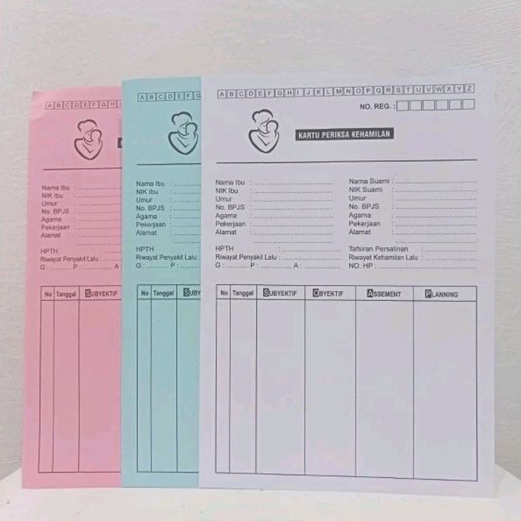 

Kartu Status Pasien/Kartu ANC Ready Stok Bisa Ecer