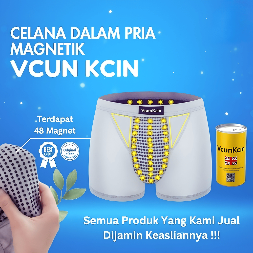 Celana Dalam Terapi Keperkasaan Kesehatan Magnet Magnetic Magnetik Pembesar Kelamin Pria Dewasa Vcun