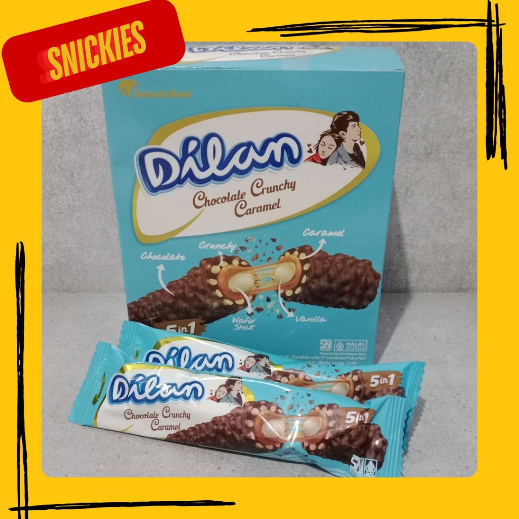 

Dilan Chocolate Crunchy Caramel Box 23gr x 12pcs