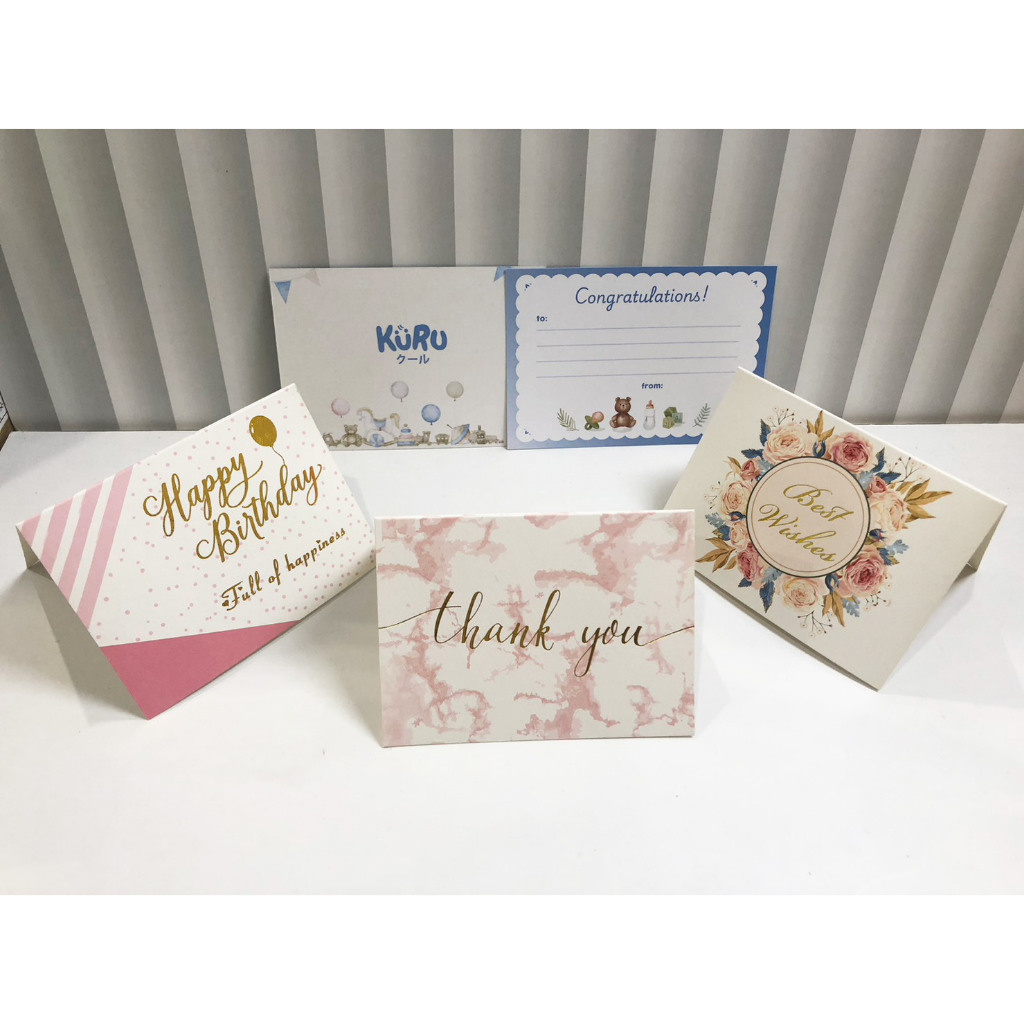 Kartu Ucapan  / greeting card untuk Kado new born