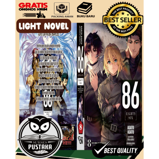 [INDONESIA] LIGHT NOV EIGHTY SIX 86 VOLUME 8 UPDATE