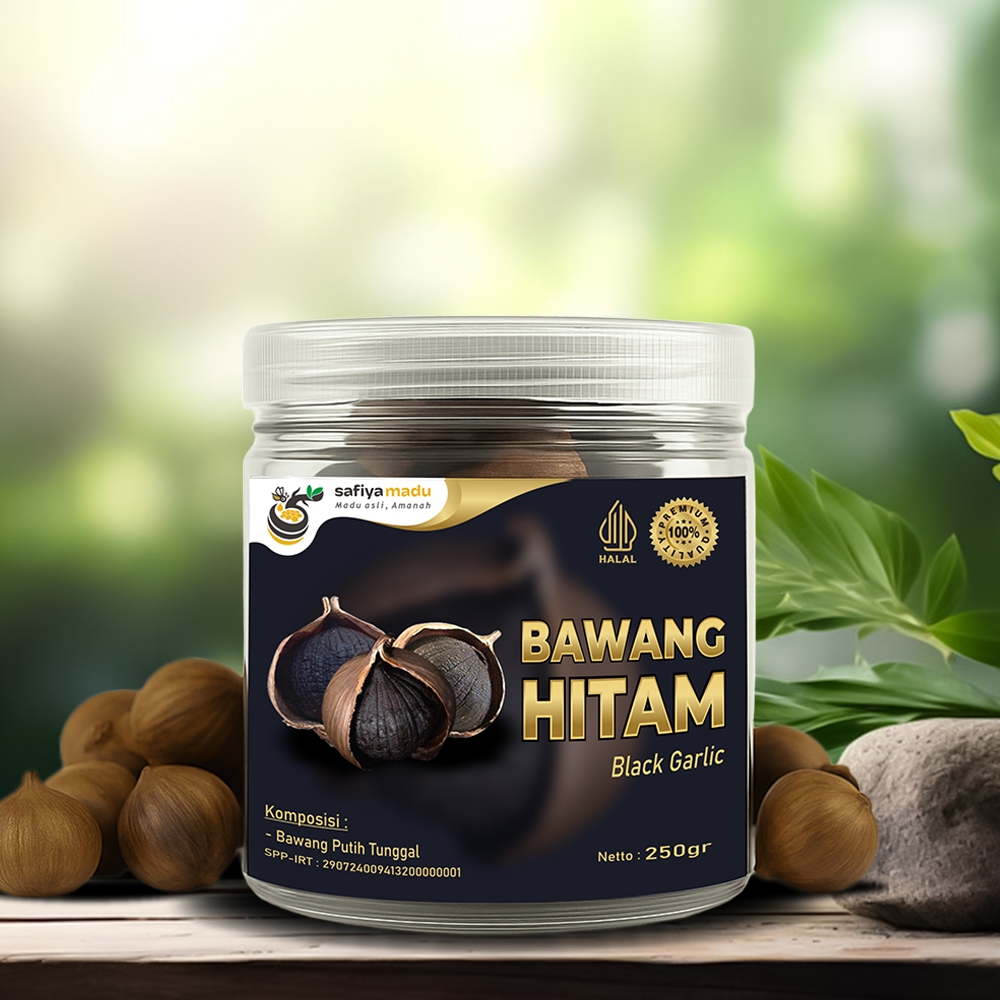 

BLACK GARLIC SAFIYA - BAWANG HITAM TUNGGAL UTK JANTUNG SEHAT ANTI DARAH TINGGI & KOLESTROL