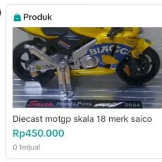 diecast motogp saico skala 18